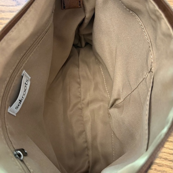 SAKROOTS Women's Floral Crossbody Bag - Brown and Pink - Picture 9 of 9